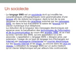 Langage SMS, слайд 5