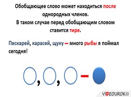 Обобщающие слова при однородных членах и знаки препинания при них, слайд 13