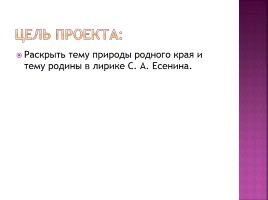 Природа родного края и образ Руси в лирике С.А. Есенина, слайд 3