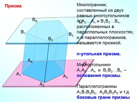 Понятие многогранника - Призма, слайд 7