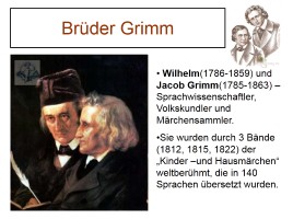 Auf den Spuren der Brüder Grimm, слайд 2