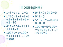 Все четыре действия - Правила умножения чисел на 0 и 1, слайд 22