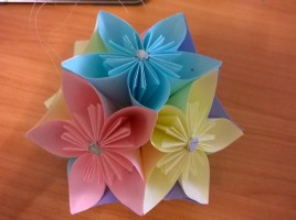 Оригами «Кусудама», слайд 10