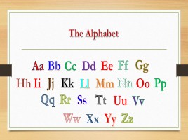 The ABC Алфавит, слайд 3