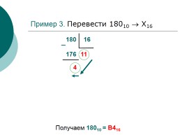 Перевод целых чисел из десятичной системы счисления в другие системы счисления, слайд 8