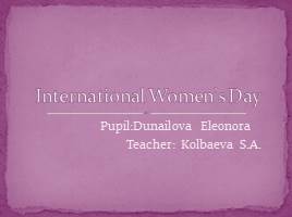 International Women&apos;s Day, слайд 1