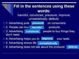 Is advertising good or bad for people?, слайд 7