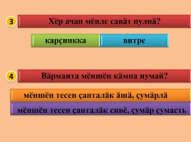 Мастер-класс по чувашскому языку «Выходной день», слайд 4