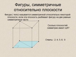 Учебное пособие по геометрии для 11 класса «Зеркальная симметрия», слайд 4