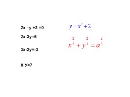 Что значит графически решить систему уравнений?, слайд 3