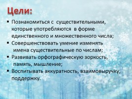 Русский язык 3 класс «Зима», слайд 13