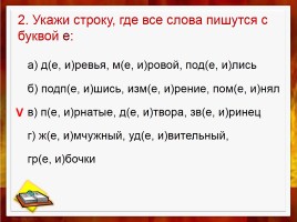 Тренировочный тест по теме «Правописание слов с безударными гласными в корне», слайд 3