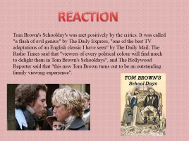 Movie review «Tom Brown&apos;s Schooldays», слайд 8