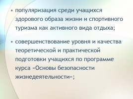 Организация внеурочной деятельности по ОБЖ - требование времени!, слайд 10