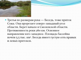 Информационно-исследовательский проект: «Реки Брянской области», слайд 17