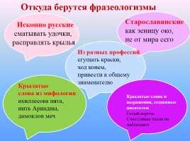 Урок русского языка в 6 классе «Фразеология», слайд 17