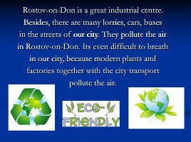 Eco-problems in Rostov-on-Don, слайд 2