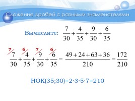Математика 6 класс «Дроби с разными знаменателями», слайд 18