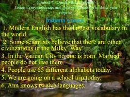Обобщающий урок игра в 8 классе по теме: «English is a global language», слайд 19