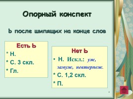 Ь после шипящих на конце наречий, слайд 4