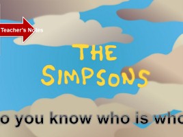 The Possessive Case «The Simpsons», слайд 1