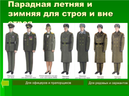 Военная форма одежды и знаки различия, слайд 8