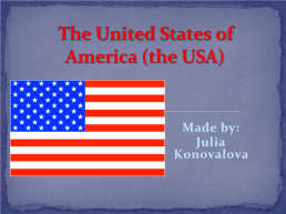 The united states of America (the USA), слайд 1