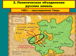 Объединение русских земель вокруг Москвы, слайд 14
