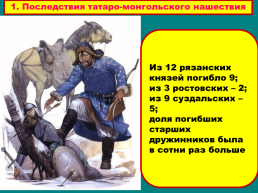 Русские земли под властью орды, слайд 7