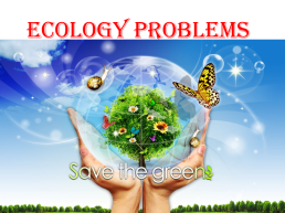 Ecology problems