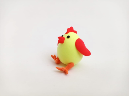 Авторский мастер-класс лепим цыплёнка из застывающего пластилина, слайд 14