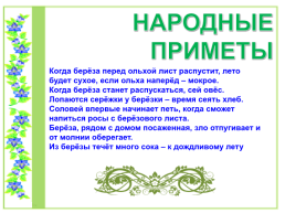Проект по литературному чтению «Люблю берёзку Русскую», слайд 29