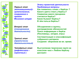 Проект по литературному чтению «Люблю берёзку Русскую», слайд 4