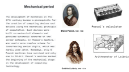 The history of computing technology, слайд 5