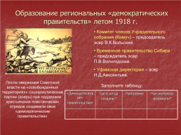 Начало гражданской войны в России, слайд 11