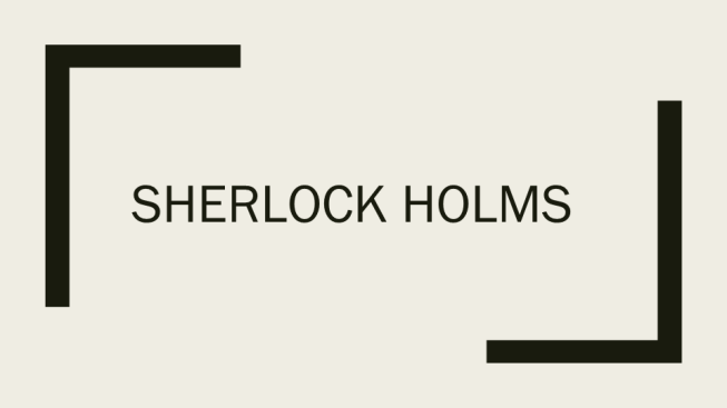 Sherlock holms