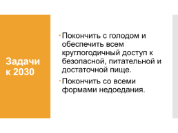 Ликвидация голода глобальная реализация и направления действий., слайд 6