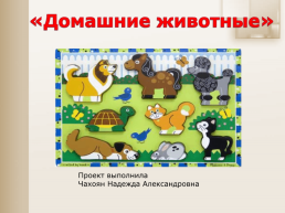 Домашние животные, слайд 1