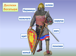 Образ древнерусского защитника и нартских героев в музыке и изо, слайд 7
