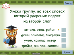Итоговый тест по русскому языку, слайд 2