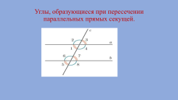 Определение параллельных прямых.. Признаки параллельности двух прямых, слайд 3