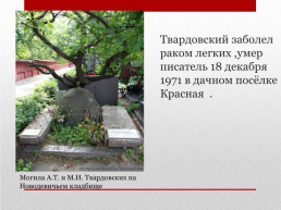 Жизнь и творчество твардовского Александра Трифоновича, слайд 13