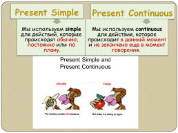 Present simple/ present continuous, слайд 2