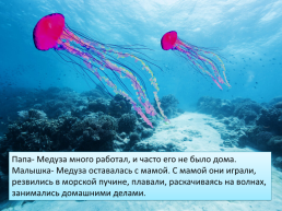 Сказка о дружбе или история из жизни маленькой медузы, слайд 3