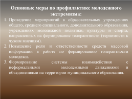 Тема: «профилактика экстремизма среди подростков», слайд 24