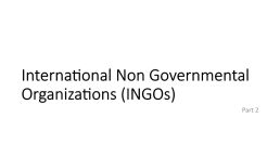 Lecture 4 international organizations: forums and clubs, international non-governmental organizations (ingos), слайд 17