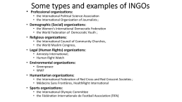 Lecture 4 international organizations: forums and clubs, international non-governmental organizations (ingos), слайд 24