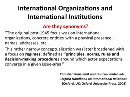 Lecture 1 introduction to international organizations, слайд 14