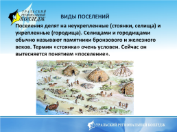 Виды поселений и погребений, слайд 2