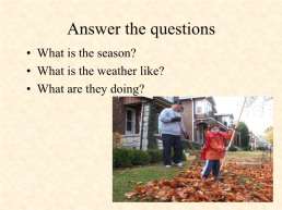 The weather and seasons, слайд 15